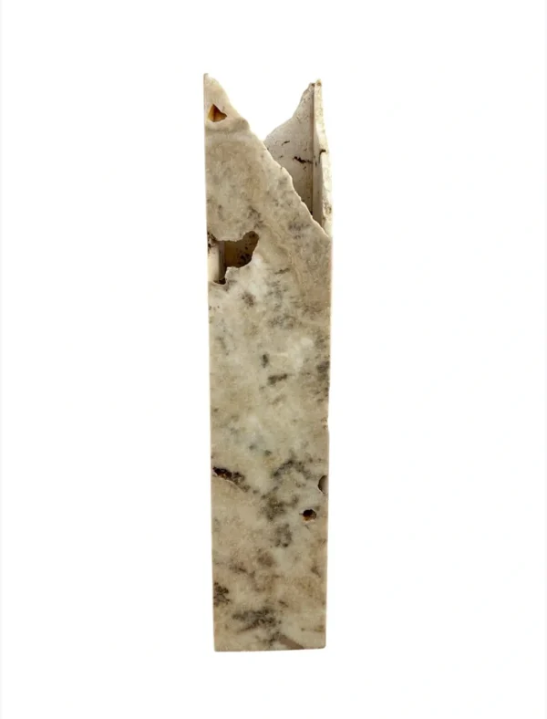 handcrafted onyx floor lamp with natural veining